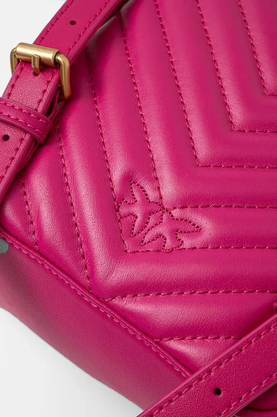 Шкіряний рюкзак Pinko рожевий 103614.A1J2