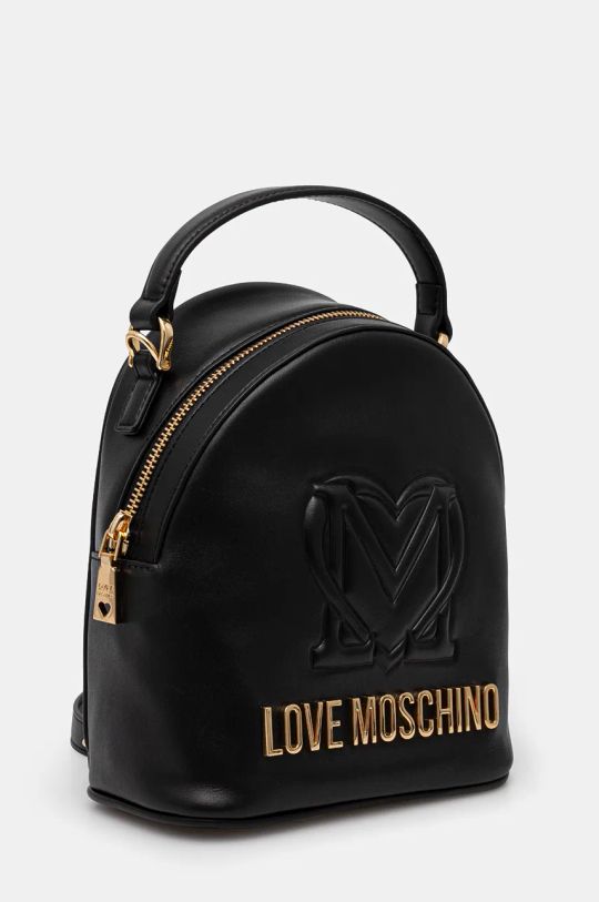 Kožený ruksak Love Moschino JC4361PP0L čierna AW24