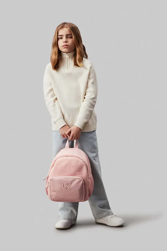 Дитячий рюкзак Calvin Klein Jeans IU0IU00650.G.9BYH рожевий