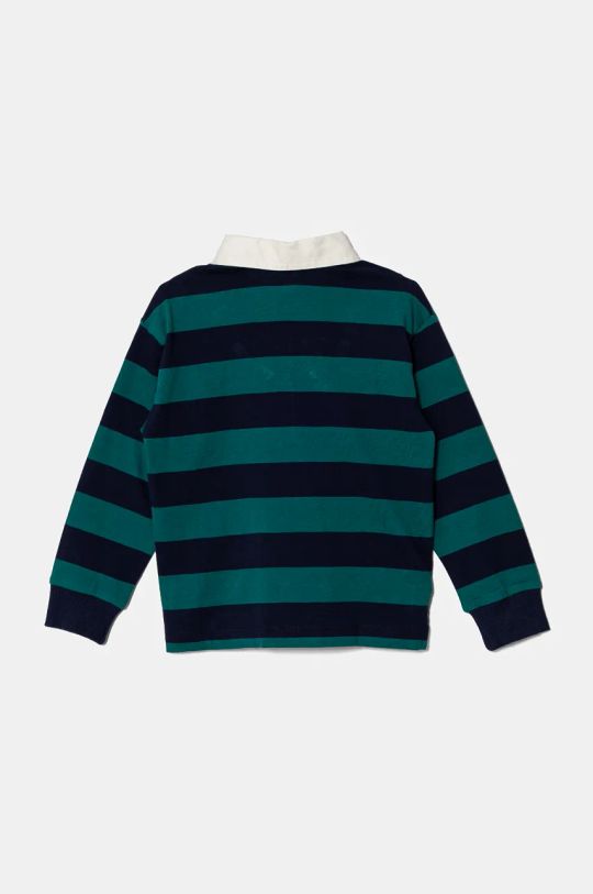 United Colors of Benetton longsleeve bawełniany dziecięcy 3TBXG300T.P.Seasonal zielony AW24