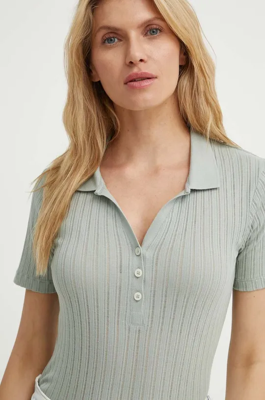 πράσινο Βαμβακερό μπλουζάκι πόλο Marc O'Polo Γυναικεία