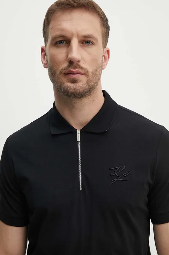 crna Polo majica Karl Lagerfeld