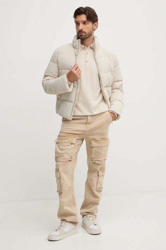 BOSS polo 50519615 beige AW24