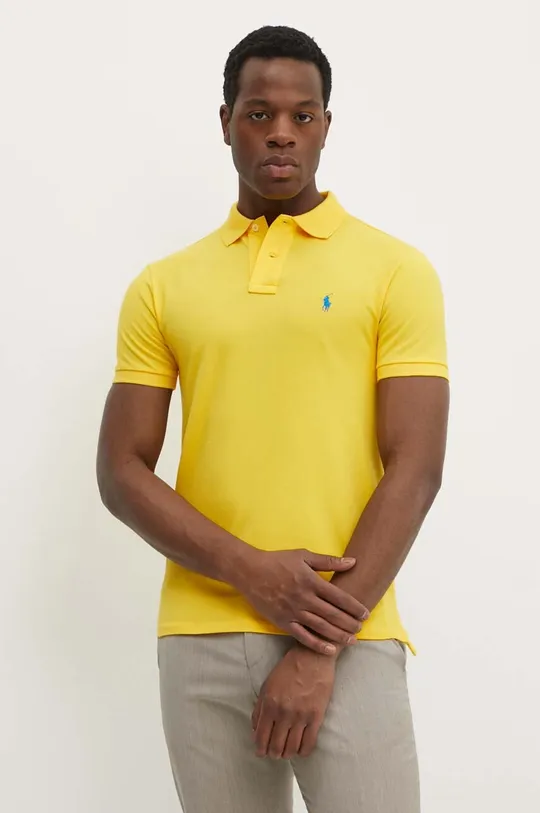 жёлтый Хлопковое поло Polo Ralph Lauren