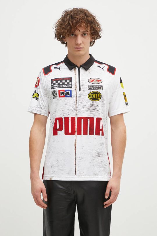 Поло Puma PUMA X A$AP ROCKY Team Zip Polo остальные белый 631046