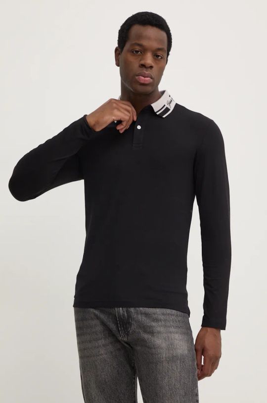 Guess longsleeve OLIVER fixat negru M4BP36.J1314