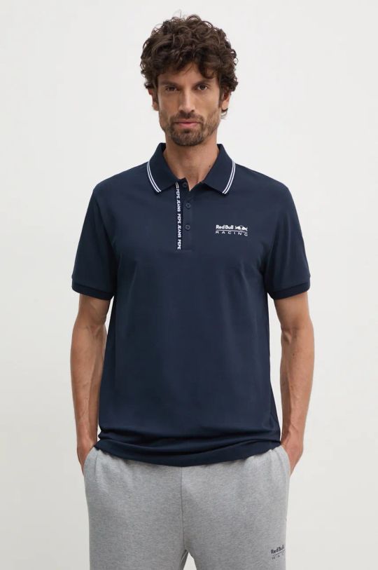 Red Bull Racing x Pepe Jeans polo Red Bull Racing x Pepe Jeans sovrastampa blu navy RM540001