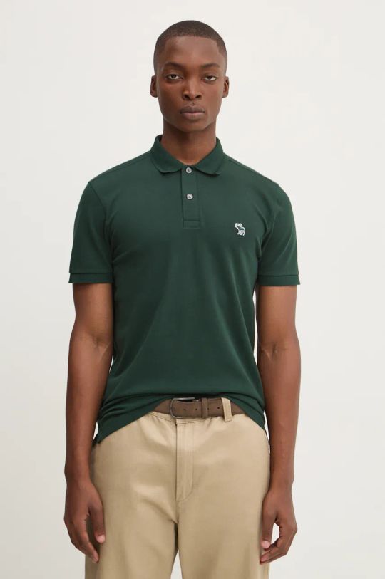 Odzież Abercrombie & Fitch polo KI124.4378.300 zielony