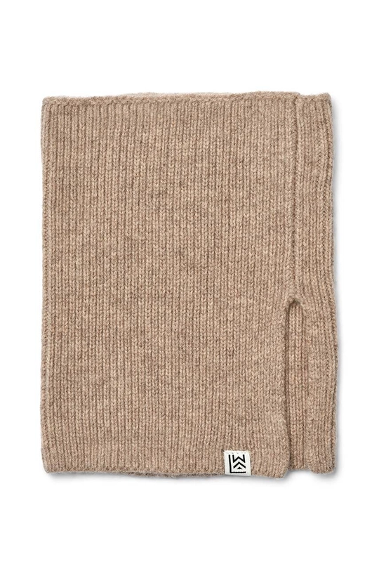 Детский шерстяной снуд Liewood Mikala Neckwarmer LW19411 бежевый AW24