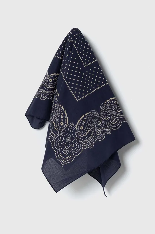 тёмно-синий Хлопковый платок на шею Polo Ralph Lauren Мужской