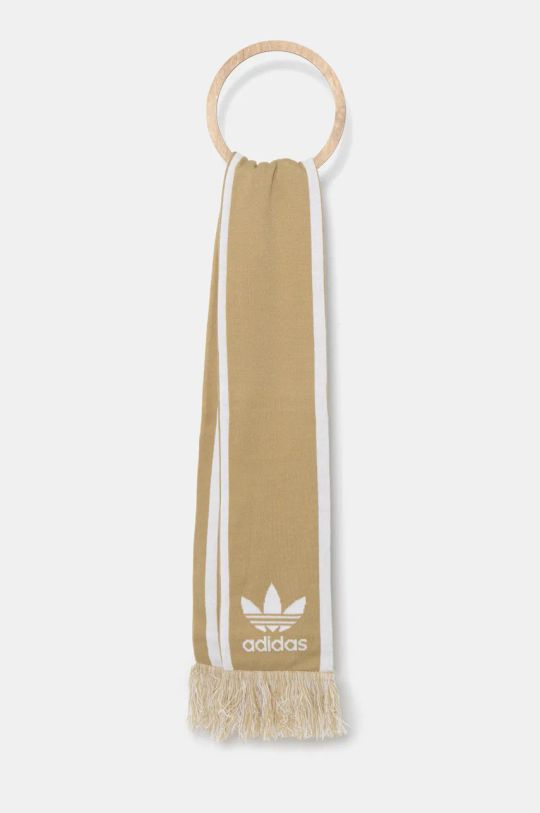 adidas Originals szalik dzianina zielony JG6121