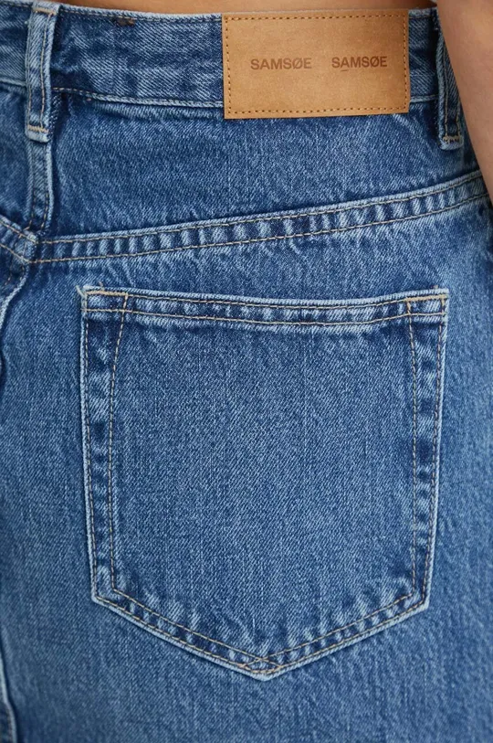 niebieski Samsoe Samsoe spódnica jeansowa SASHELLY