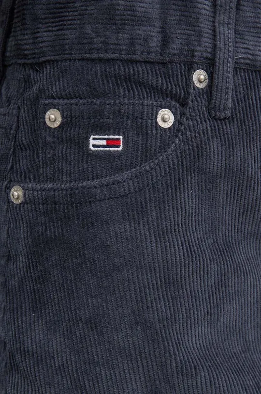 Вельветова спідниця Tommy Jeans темно-синій DW0DW18533
