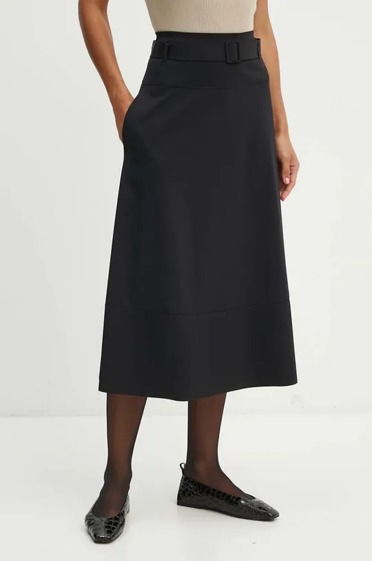 Max Mara Leisure gonna midi nero 2426776017600