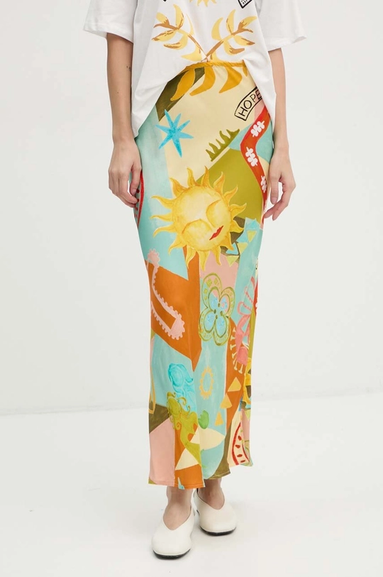 Never Fully Dressed fusta Multi Sundazed Summer Dorris Skirt cu modele multicolor NFDSk546