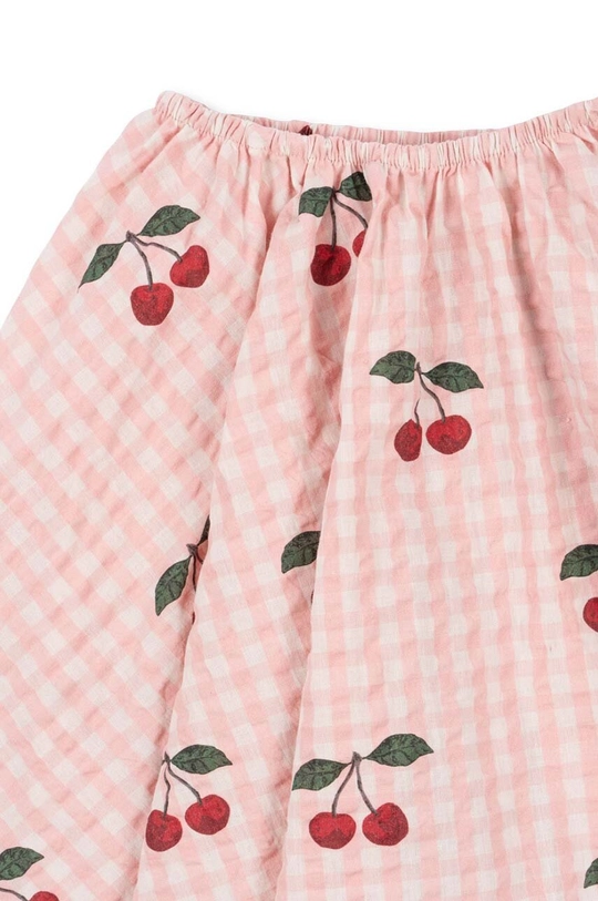 Konges Sløjd gonna di cotone bambina KIM SKIRT GOTS rosa KS101548