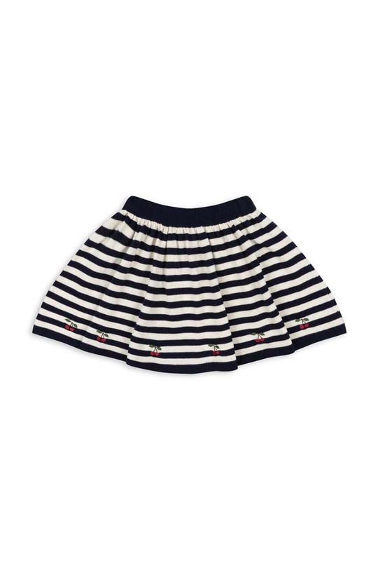 Konges Sløjd fusta din bumbac pentru copii VENTON KNIT SKIRT GOTS curele bleumarin KS101724