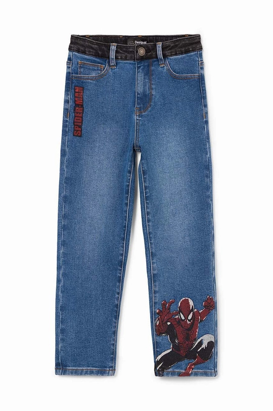 Desigual jeansy dziecięce SPIDERMAN 24WBDD03 niebieski AW24