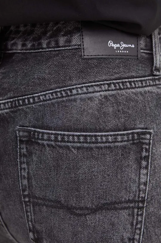 μαύρο Τζιν παντελόνι Pepe Jeans TAPERED JEANS HW