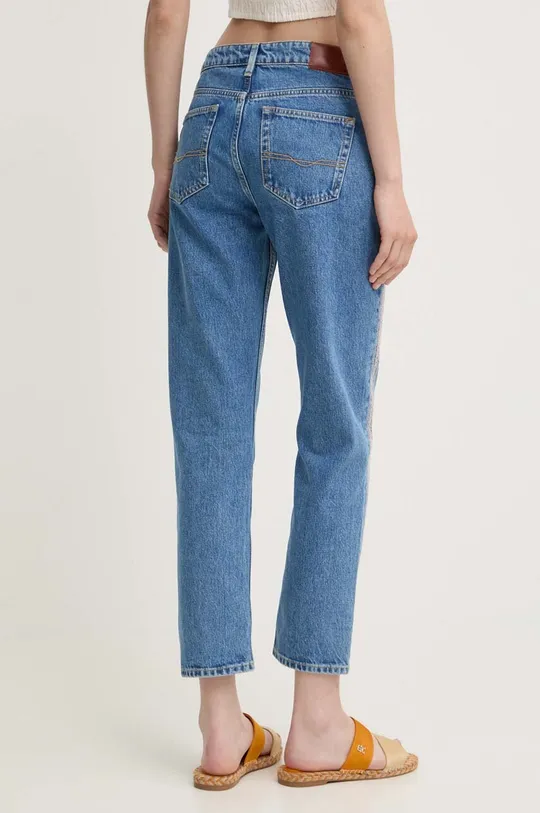 Pepe Jeans jeansy STRAIGHT JEANS MW CRAFT Materiał zasadniczy: 100 % Bawełna, Podszewka kieszeni: 65 % Poliester, 35 % Bawełna