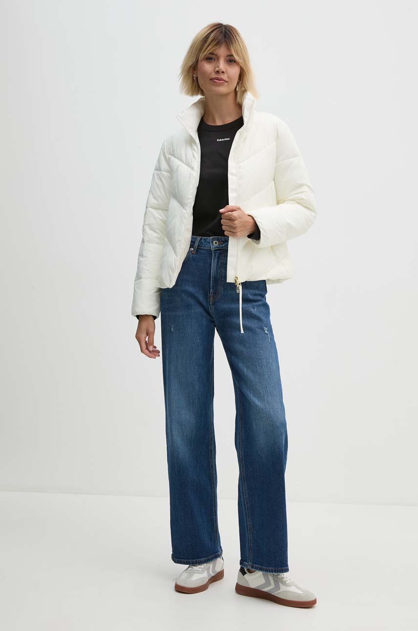 Straight High Waist Shine De Pepe Jeans De Color Negro