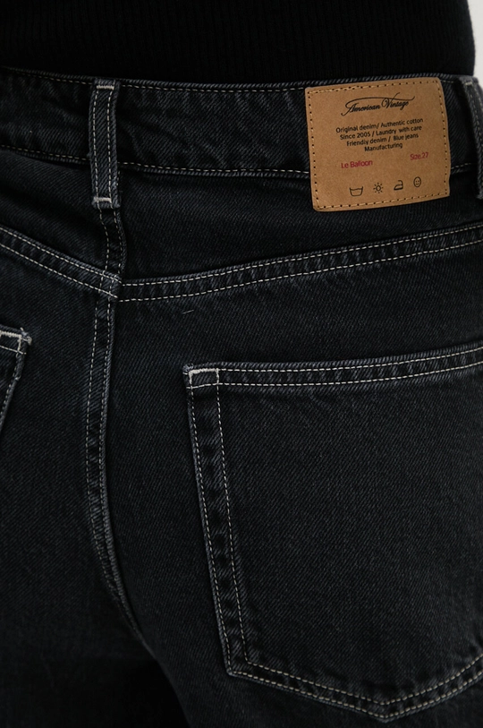 American Vintage jeans nero YOP11LH24