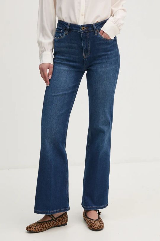 Pepe Jeans jeansy FLARE HW Planet friendly granatowy PL204734DP6