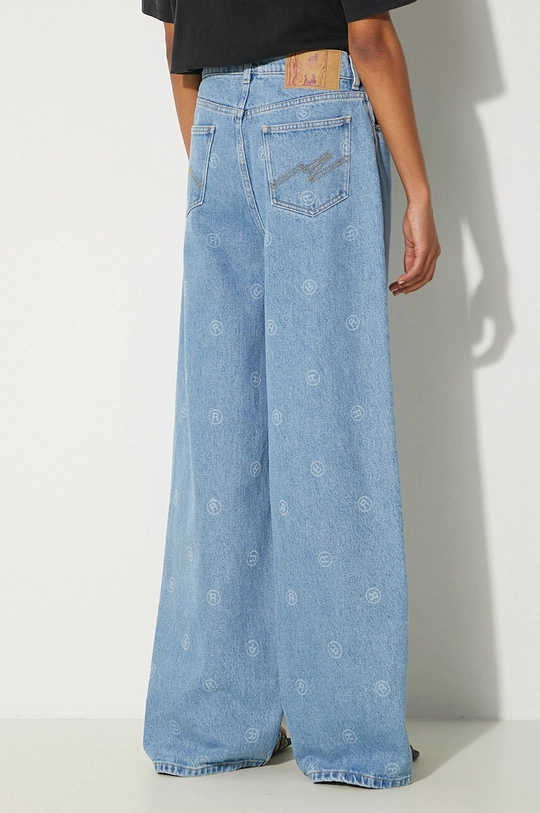 Ρούχα Τζιν παντελόνι Martine Rose Extended Wide Leg Jean 225WD05508 μπλε