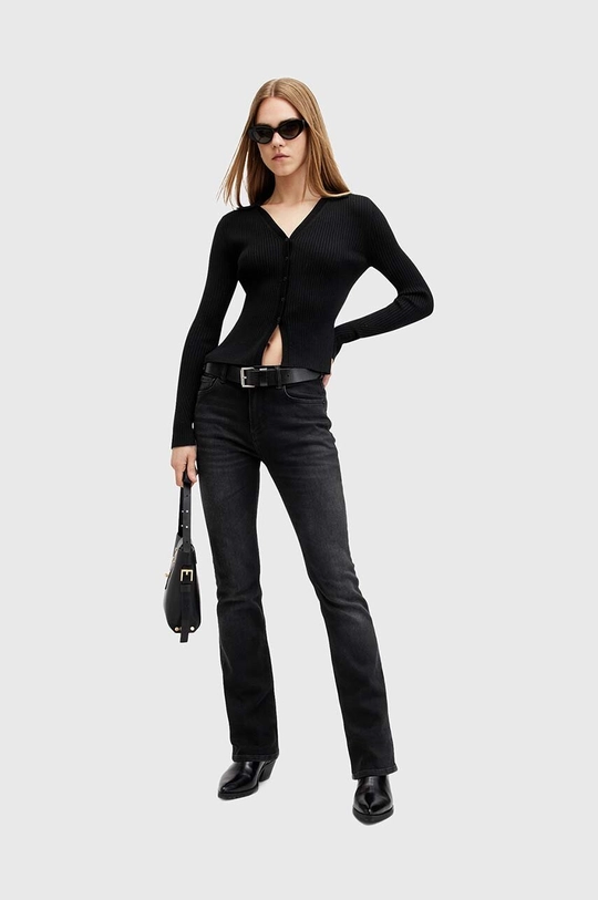 Bavlněné džíny AllSaints HALDAN SLIM BOOTCUT W061EB