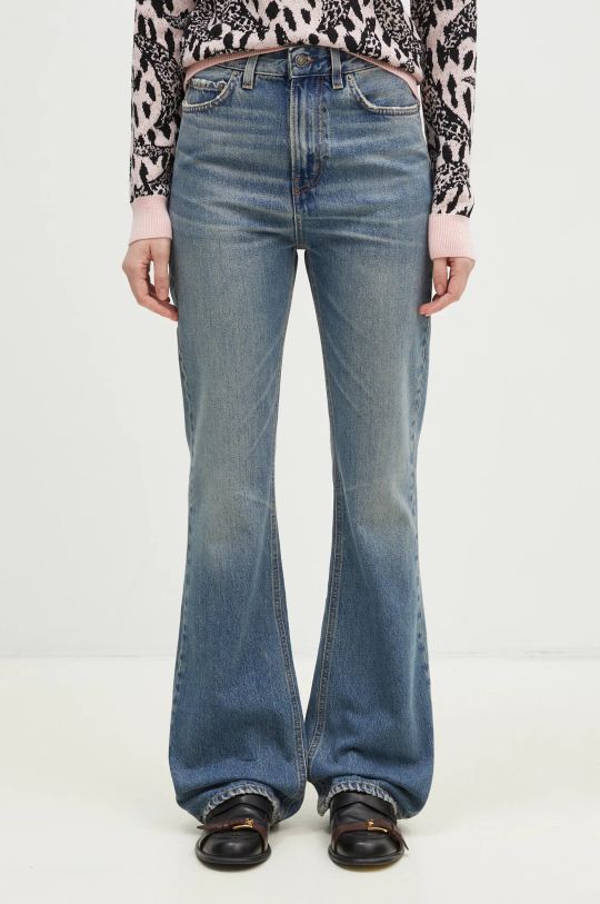 Fiorucci jeansy Flared Low Rise Jeans low granatowy U01FPDJE083DN01DN02