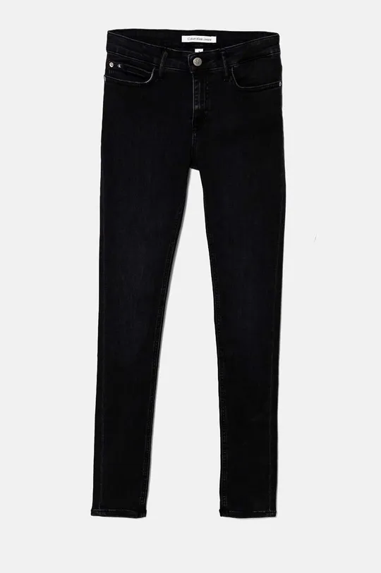 Дитячі джинси Calvin Klein Jeans ESS MR SKINNY джинси чорний IG0IG02506.9BYH.