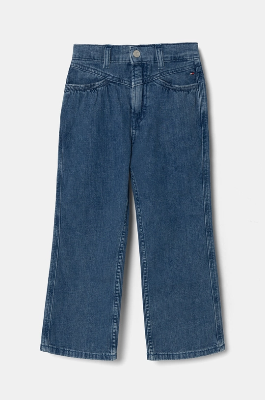 Dětské rifle Tommy Hilfiger MABEL FRONT YOKE DENIM KG0KG08019.9BYH.110.122 modrá AW24