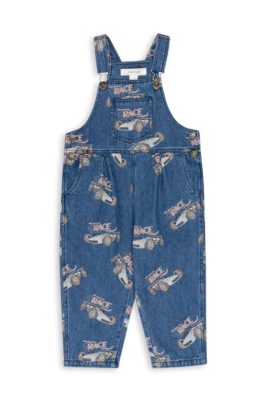 Dječje tregerice Konges Sløjd MAGOT OVERALLS GOTS KS101589 plava AW24