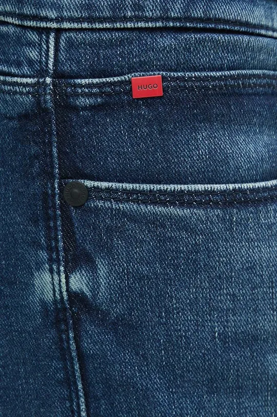 granatowy HUGO jeansy