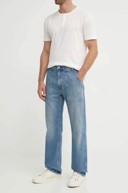 blu Levi's jeans 555 RELAXED STRT UTILITY Uomo