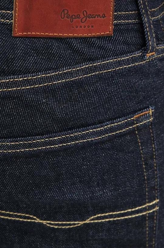 Pepe Jeans jeansy TAPERED JEANS Materiał zasadniczy: 93 % Bawełna, 5 % Poliester, 2 % Elastan, Podszewka kieszeni: 65 % Poliester, 35 % Bawełna