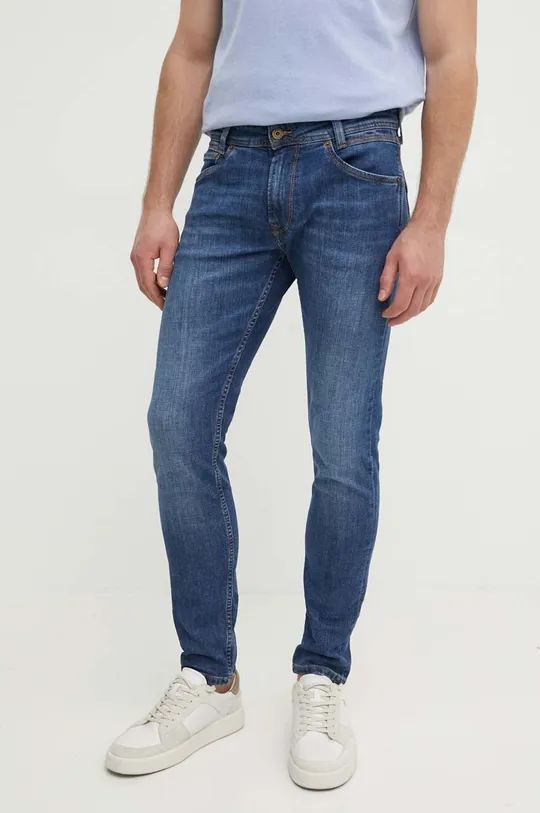 granatowy Pepe Jeans jeansy TAPERED JEANS Męski