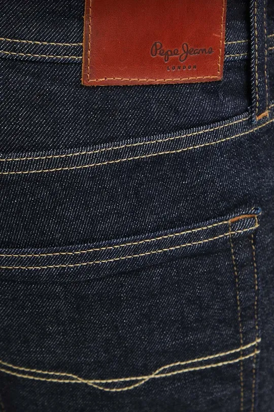 Traperice Pepe Jeans STRAIGHT JEANS Temeljni materijal: 93% Pamuk, 5% Poliester, 2% Elastan Podstava džepova: 65% Poliester, 35% Pamuk