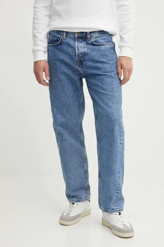 niebieski Pepe Jeans jeansy BARREL JEANS Męski