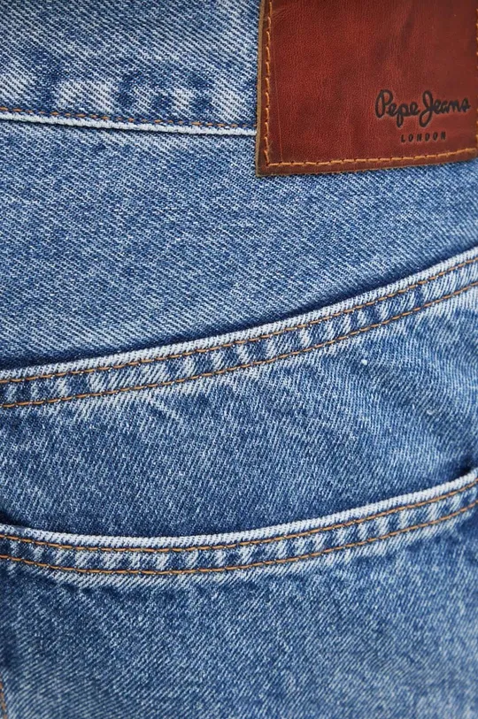 niebieski Pepe Jeans jeansy BARREL JEANS