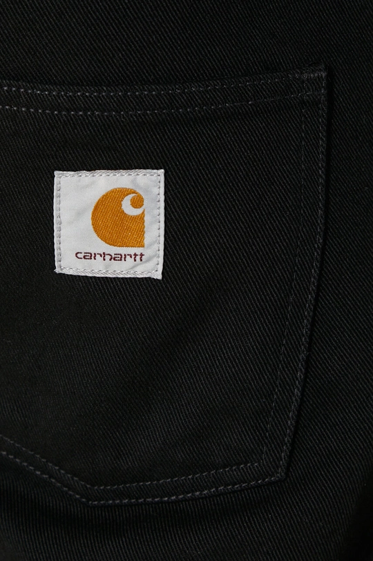 Бавовняні джинси Carhartt WIP Newel Pant I029208.892Y чорний