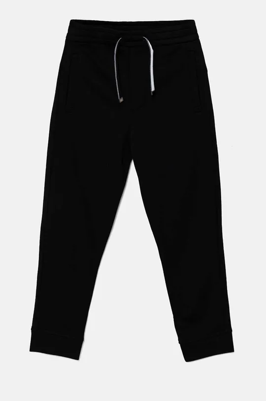 Детские спортивные штаны Emporio Armani трикотаж чёрный 8N4PS9.1JRIZ