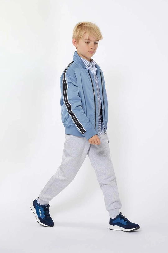 BOSS pantaloni tuta bambino/a maglia grigio J51153.162.174