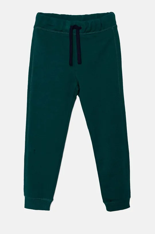 Детские хлопковые штаны United Colors of Benetton хлопок зелёный 3J68CF058.G.Seasonal