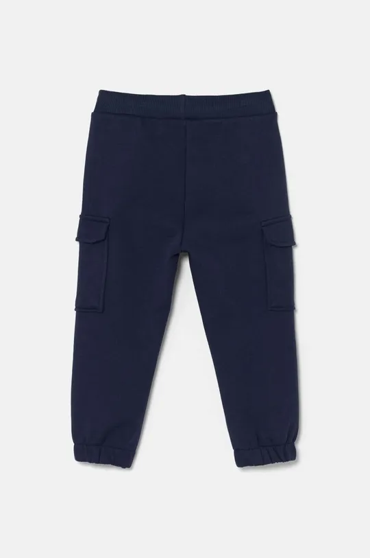 Детские хлопковые брюки United Colors of Benetton 3FWYGF045.P.Seasonal тёмно-синий AW24