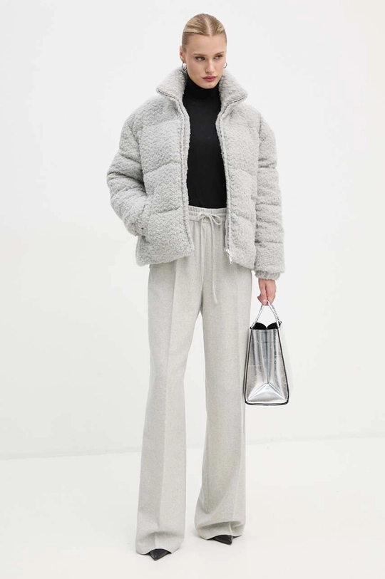 Панталон с вълна Iceberg B021.3068 сив AW24