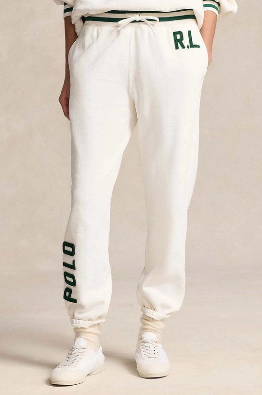 Polo Ralph Lauren pantaloni della tuta 211941212 bianco AW24