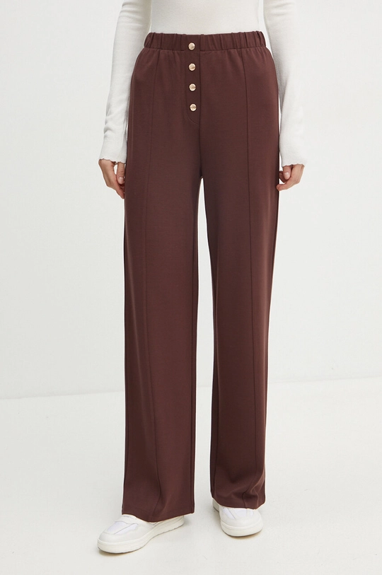 Liu Jo pantaloni alta marrone TF4044.JS182