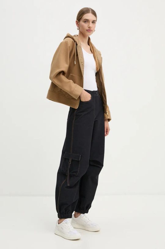 Max Mara Leisure pantaloni 2426786118600 bleumarin AW24