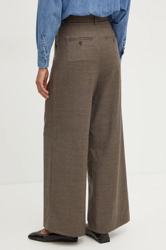 Îmbrăcăminte Weekend Max Mara pantaloni de lana 2425136142600 maro